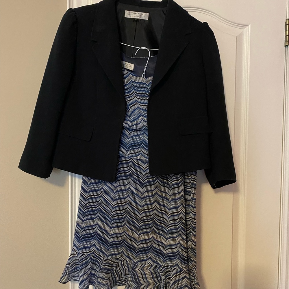 3 piece includes sleeveless top and frilly skirt